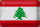 Blechschild Flagge Libanon 30x20cm Flag of Lebanon Vintage