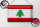 Blechschild Flagge Libanon 30x20cm Flag of Lebanon Vintage
