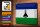 Blechschild Flagge Lesotho 30x20cm Flag of Lesotho Vintage