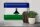 Blechschild Flagge Lesotho 30x20cm Flag of Lesotho Vintage
