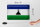 Blechschild Flagge Lesotho 30x20cm Flag of Lesotho Vintage