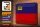 Blechschild Flagge Liechtenstein 30x20cm Flag Vintage