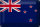 Blechschild Flagge Neuseeland 30x20cm New Zealand Vintage