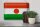 Blechschild Flagge Niger 30x20cm Flag of Niger Vintage