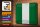 Blechschild Flagge Nigeria 30x20cm Flag of Nigeria Vintage
