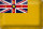 Blechschild Flagge Niue 30x20cm Flag of Niue Vintage