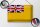 Blechschild Flagge Niue 30x20cm Flag of Niue Vintage