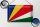 Blechschild Flagge Seychellen 30x20cm Seychelles Vintage