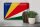Blechschild Flagge Seychellen 30x20cm Seychelles Vintage