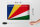 Blechschild Flagge Seychellen 30x20cm Seychelles Vintage