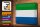 Blechschild Flagge Sierra Leone 30x20cm Flag Vintage