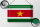 Blechschild Flagge Suriname 30x20cm Flag Suriname Vintage