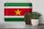 Blechschild Flagge Suriname 30x20cm Flag Suriname Vintage