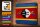 Blechschild Flagge Swasiland 30x20cm Flag Eswatini Vintage