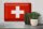 Blechschild Flagge Schweiz 30x20cm Flag Switzerland Vintage