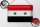 Blechschild Flagge Syrien 30x20cm Flag of Syria Vintage
