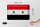 Blechschild Flagge Syrien 30x20cm Flag of Syria Vintage