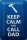 Blechschild Spruch 20x30cm Keep calm and call Dad