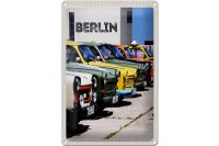 Blechschild Reise 20x30cm Berlin Deutschland Oldtimer