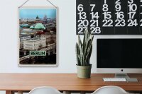 Blechschild Reise 20x30cm Berlin Deutschland Aussicht Berlin