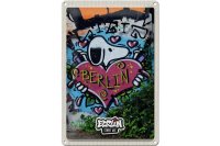 Blechschild Reise 20x30cm Berlin Liebe Graffiti Kunst...