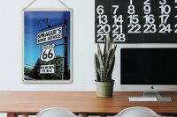 Blechschild Reise 20x30cm USA Amerika Los Angeles Route 66