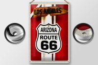 Blechschild Reise 20x30cm USA Los Angeles Arizona Route 66 Urlaub