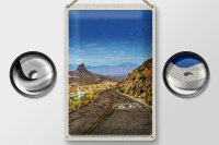 Blechschild Reise 20x30cm USA Route 66 US Straße Gebirge Urlaub