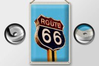 Blechschild Reise 20x30cm Amerika Route 66 Tankstelle Straße