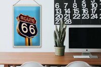 Blechschild Reise 20x30cm Amerika Route 66 Tankstelle Straße
