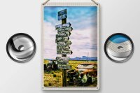 Blechschild Reise 20x30cm Amerika USA Route 66 Oldtimer Gebirge