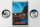 Blechschild Reise 20x30cm Skandinavien Urlaub Meer Gebirge