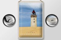 Blechschild Reise 20x30cm Skandinavien Turm Natur Urlaub Trip