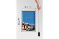 Blechschild Reise 20x30cm Skandinavien Boote Bootshaus Meer
