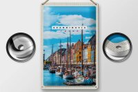 Blechschild Reise 20x30cm Skandinavien Schiffstour Urlaub Meer