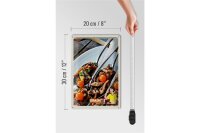 Blechschild Reise 20x30cm Spanien Europa Tomaten Pilze Teller
