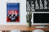 Blechschild Reise 20x30cm Amerika Diner Restaurant Fast Food