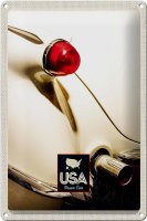 Blechschild Reise 20x30cm Amerika Oldtimer Amerika...
