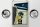 Blechschild Reise 20x30cm Amerika Oldtimer beige Lampe Urlaub