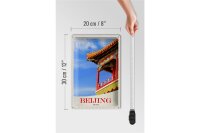 Blechschild Reise 20x30cm Beijing China Haus bunt traditionell