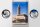 Blechschild Reise 20x30cm Casablanca Marokko Architektur Afrika