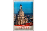 Blechschild Reise 20x30cm Dresden Deutschland Architektur...