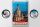 Blechschild Reise 20x30cm Dresden Deutschland Architektur Porträt