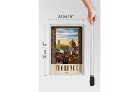 Blechschild Reise 20x30cm Florence Altstadt Kirche Architektur