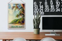 Blechschild Reise 20x30cm Hawai USA Amerika Insel Strand Meer