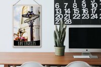 Blechschild Reise 20x30cm Los Angeles Amerika USA Trip Urlaub