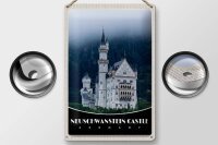 Blechschild Reise 20x30cm Neuschwanstein Schloss Marienbrücke