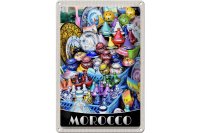 Blechschild Reise 20x30cm Marokko Afrika Kultur Orientalisch