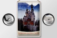 Blechschild Reise 20x30cm Neuschwanstein Schloss Deutschland