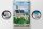 Blechschild Reise 20x30cm Neuschwanstein Schloss Architektur
